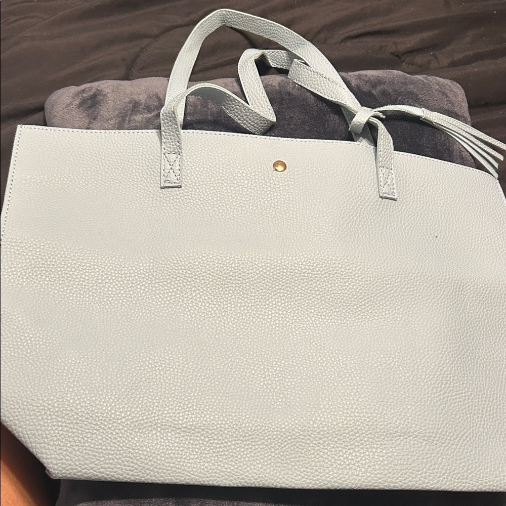 Elegant Light Gray Tote Bag